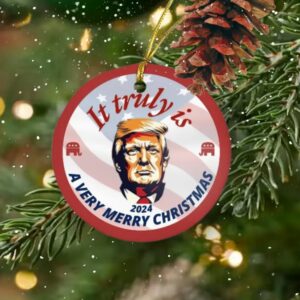 President Donald J. Trump Christmas Ornament