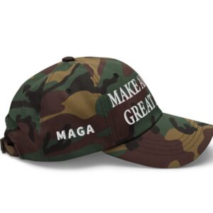 Trump MAGA Victory Green Camo Hat