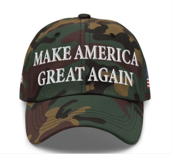 Trump MAGA Victory Green Camo Hat