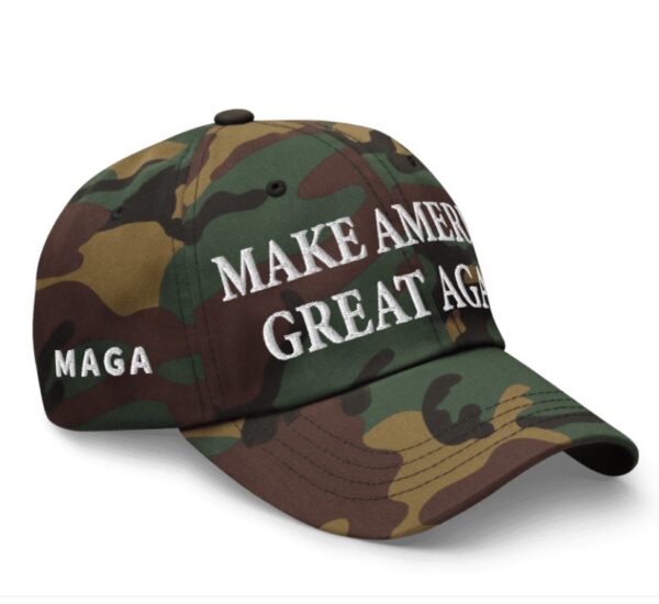 Trump MAGA Victory Green Camo Hat