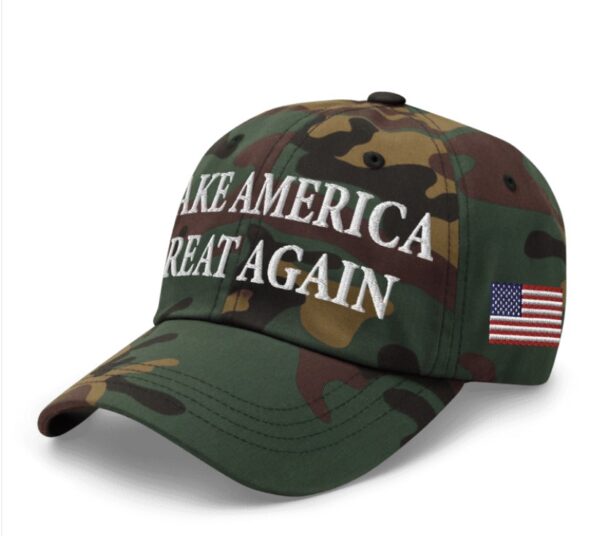Trump MAGA Victory Green Camo Hat