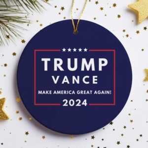 Trump Vance 2024 Christmas Ornament