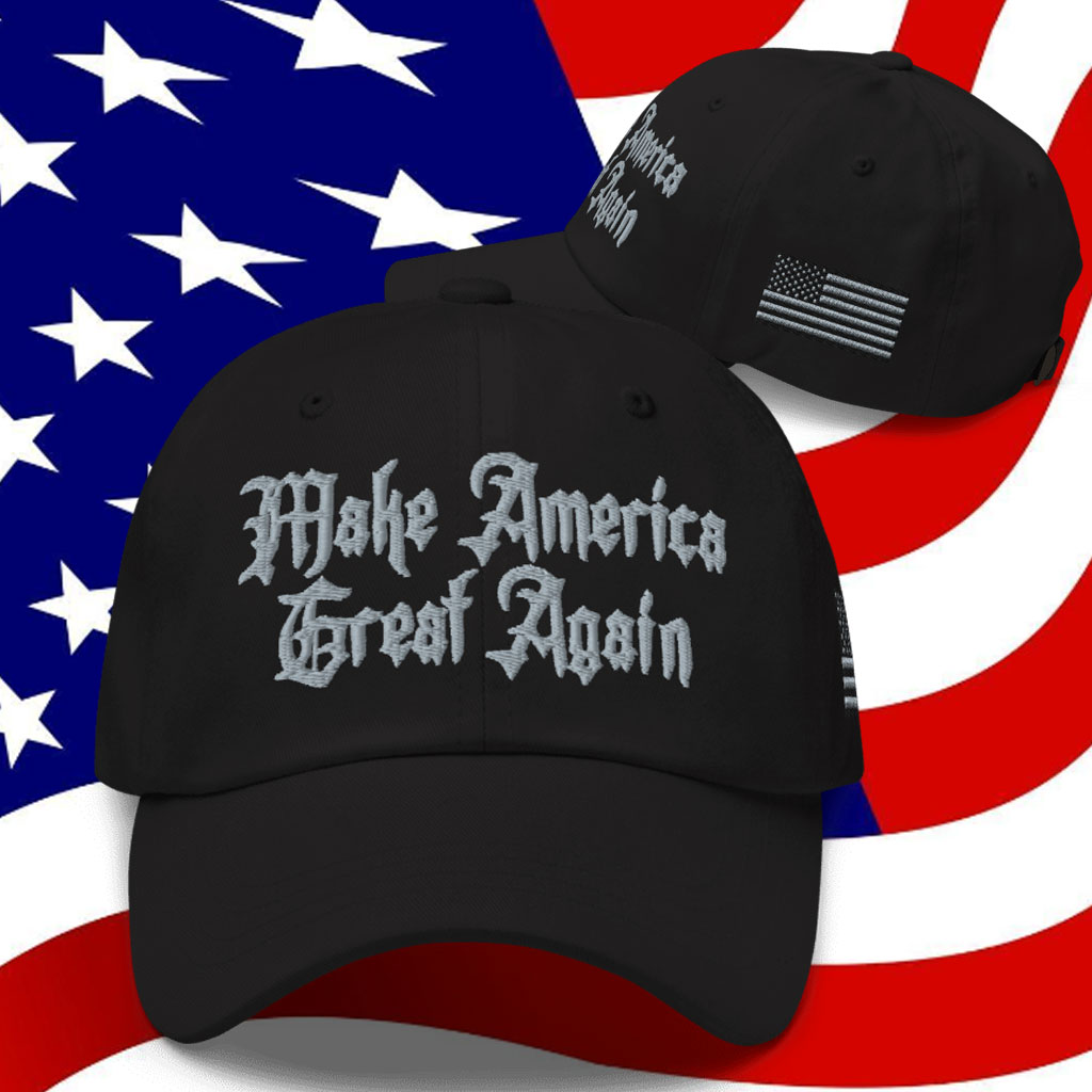 Victory Dark Gothic MAGA Hat Cap