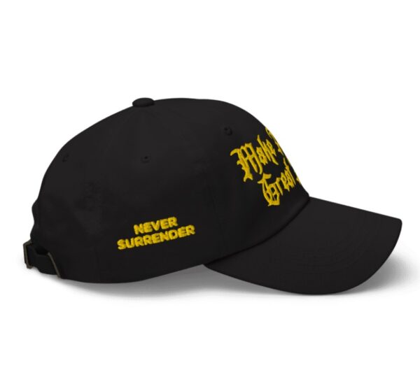 Victory! Trump Gold Gothic MAGA Hat