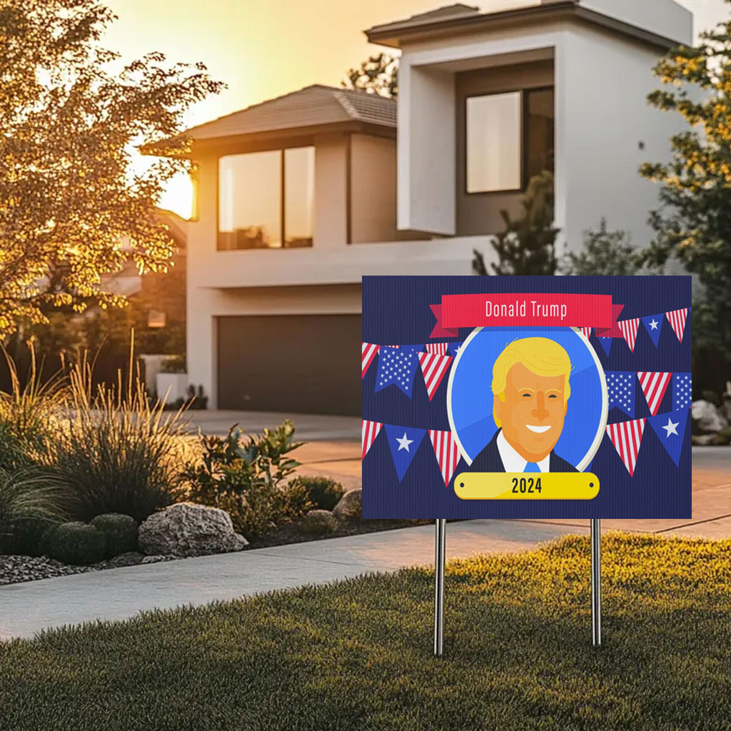 Donald Trump 2024 American Votes Election Yard Sign