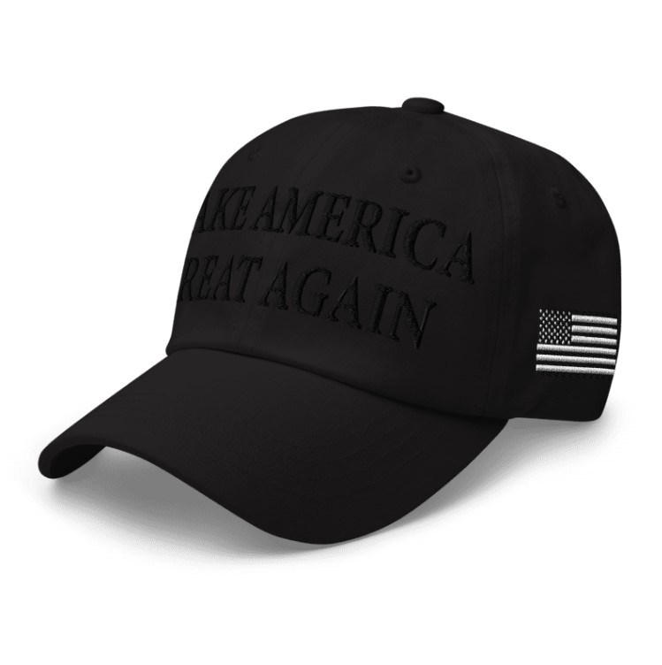 Official Black Trump Dark Maga Hat