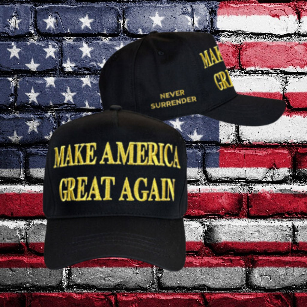 Official Gold Dark MAGA Hat