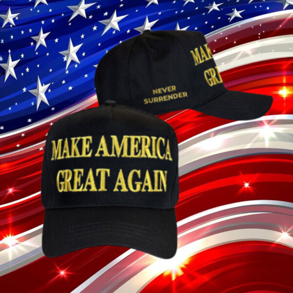 Official Gold Dark MAGA Hat