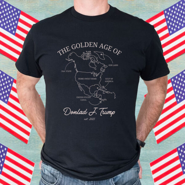 Funny Trump Greenland Panama Canal Canada Mexico Gulf USA Shirt