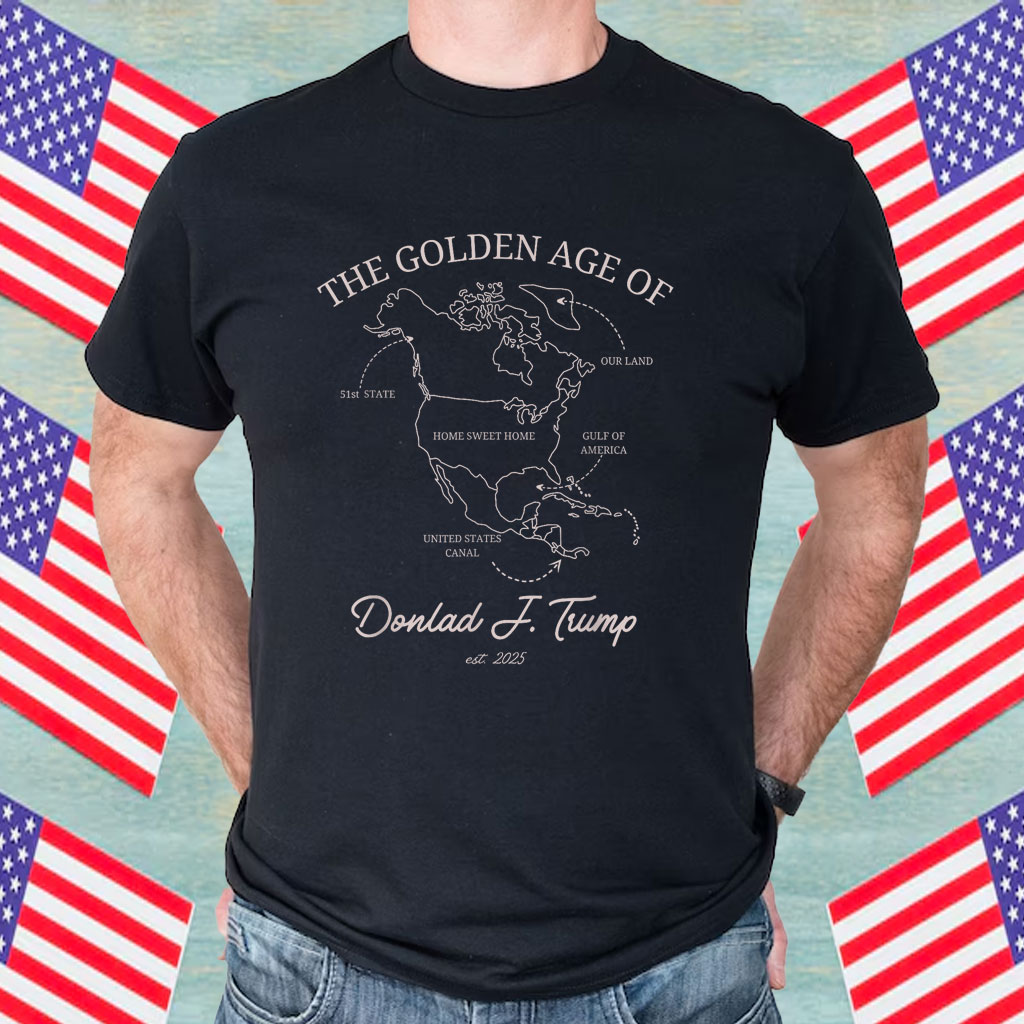 Funny Trump Greenland Panama Canal Canada Mexico Gulf USA Shirt