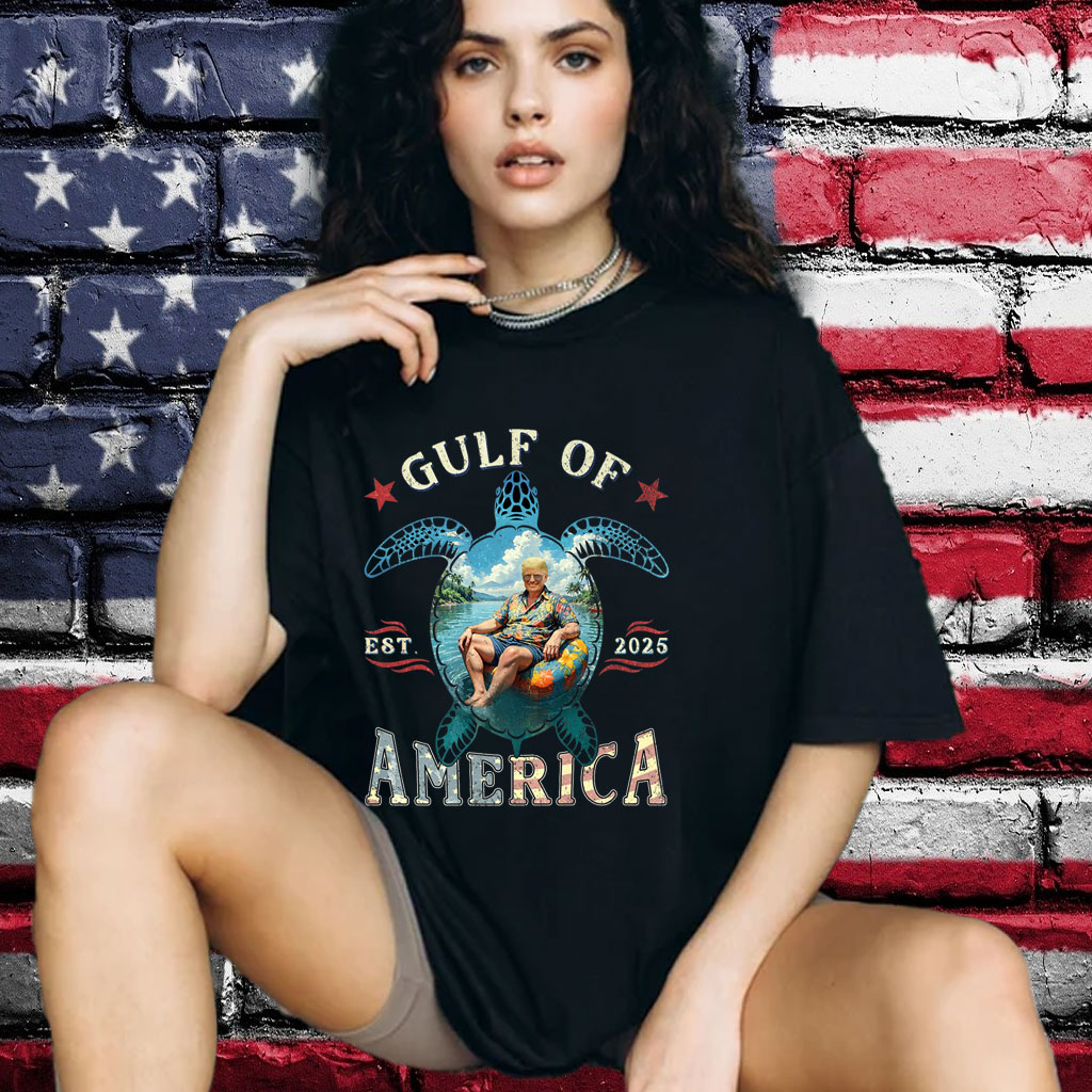 Funny Trump Shirt Gulf Of Us America Est 2025 Shirt