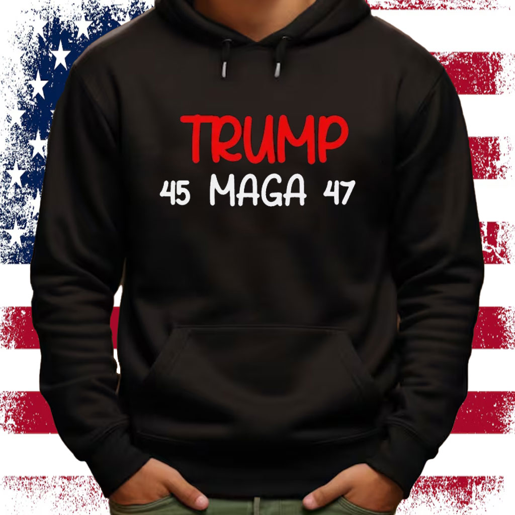 Trump 45 47 MAGA T-Shirt – Patriotic 2025 Election