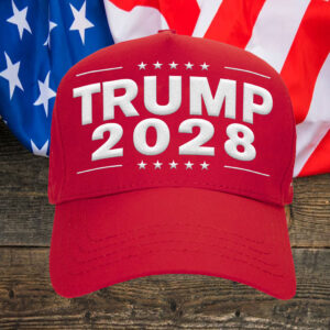 Eric Trump rocking the new Trump 2028 Hat