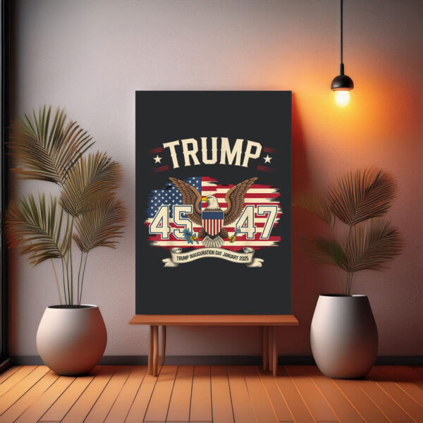 President Donald Trump Inauguration Day 2025 Poster
