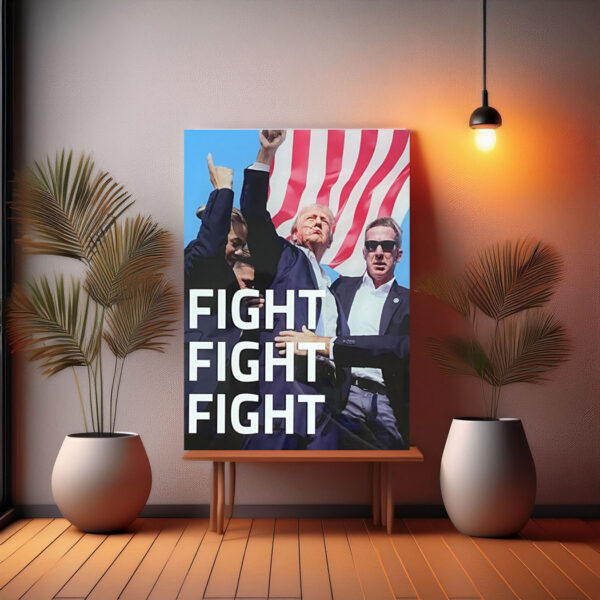 Trump Assassination Plaque, Trump 2025 Poster