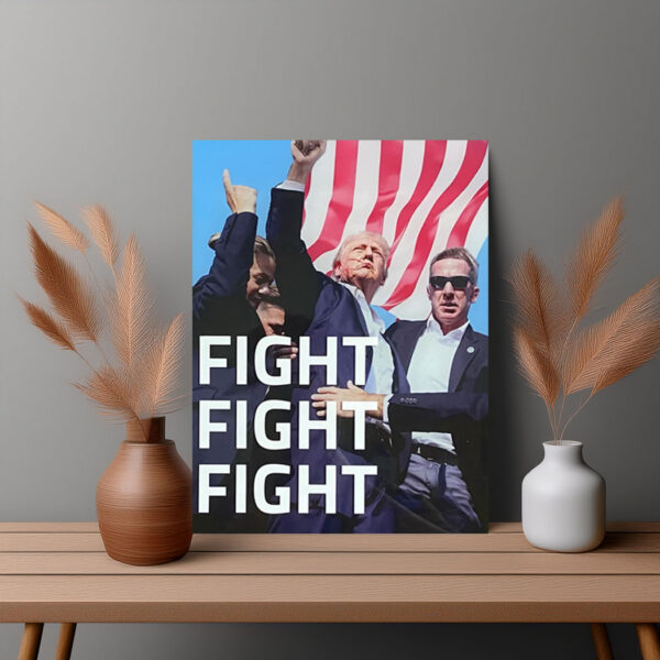Trump Assassination Plaque, Trump 2025 Poster