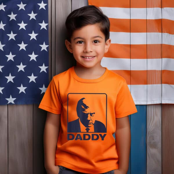 Trump Daddy 2025 President Kid T-Shirt