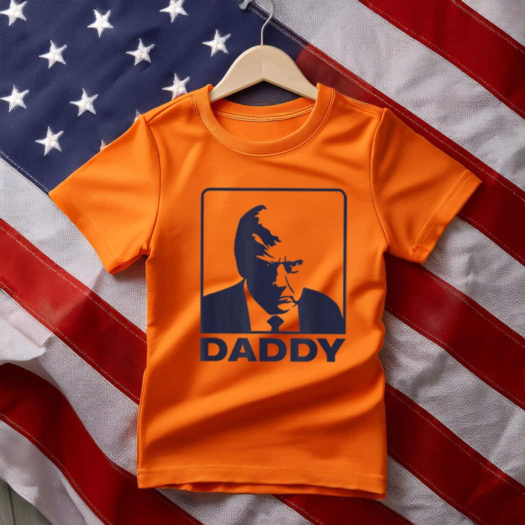 Trump Daddy 2025 President Kid T-Shirt 