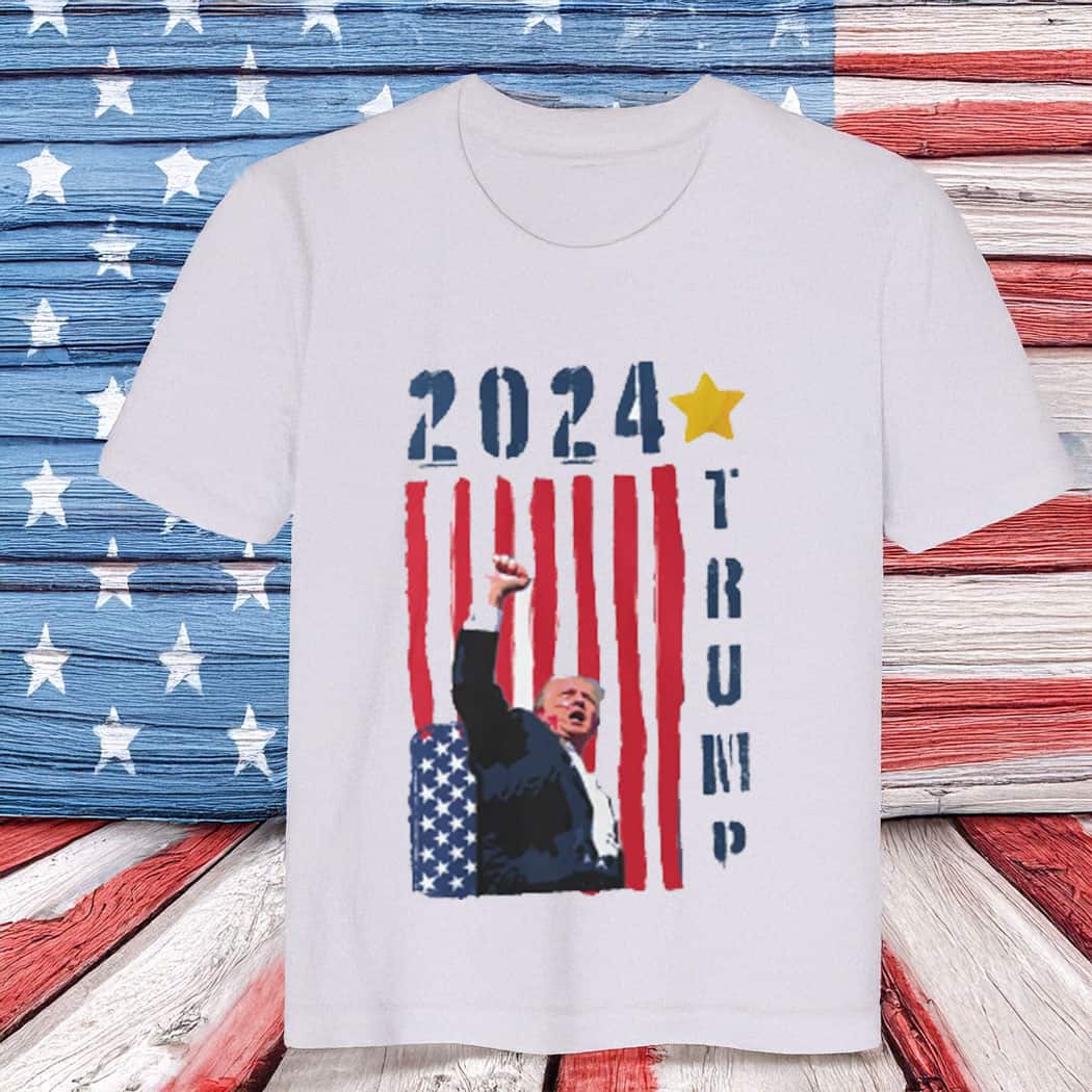 Trump Fist Pump Shot At T-Shirt