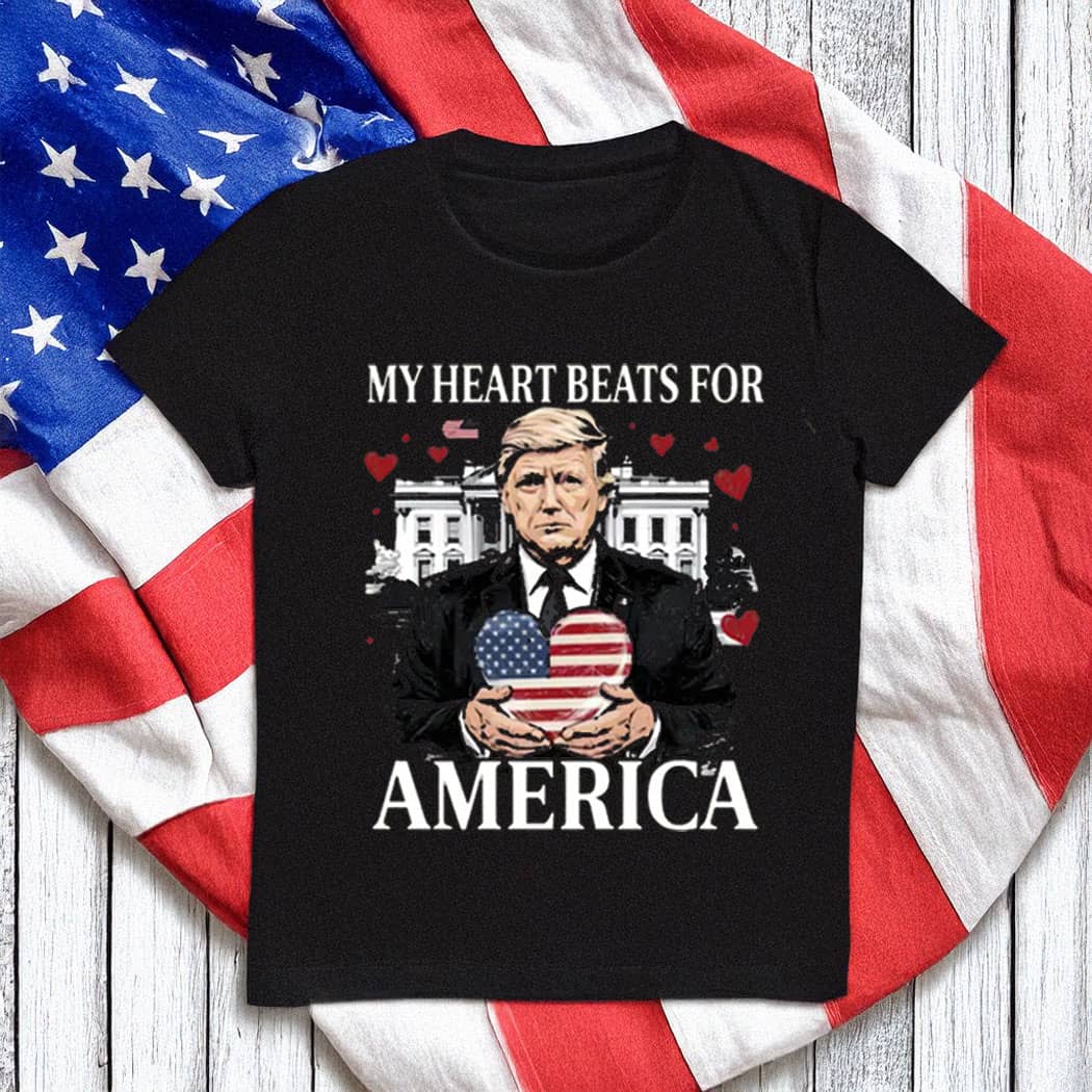 Trump My Heart Beats for America Shirt