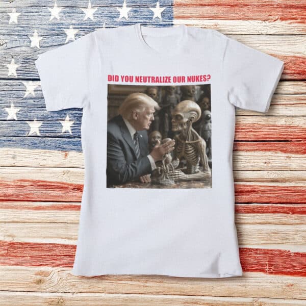 Trump and Alien Premium Unisex T-Shirt