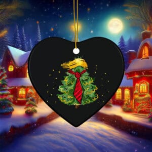 Funny Christmas Trump Ornament