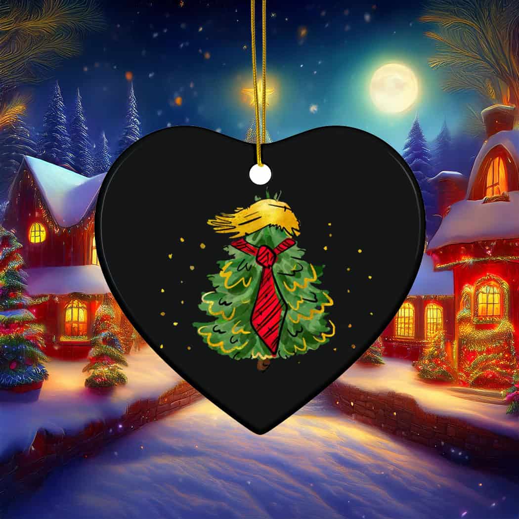 Funny Christmas Trump Ornament Funny Christmas Trump Ornament