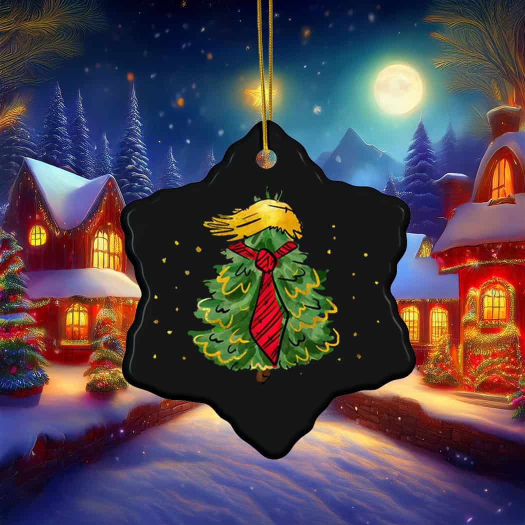 Funny Christmas Trump Ornament Funny Christmas Trump Ornament