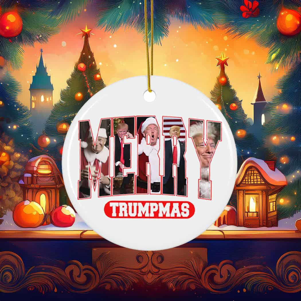 Merry Trumpmas Christmas Ornament Merry Trumpmas Christmas Ornament