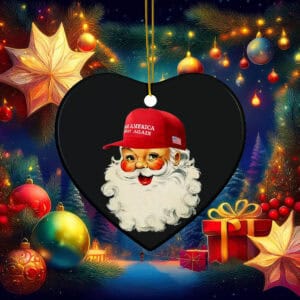 Old School Santa Ornament