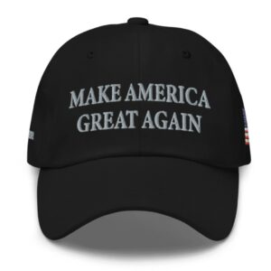 New Trump Never Surrender Black MAGA Hat