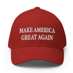 Trump MAGA 47 Red Closed-Back Structured Cap