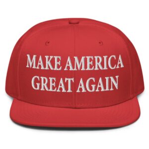 Trump MAGA 47 Red Snapback Hat