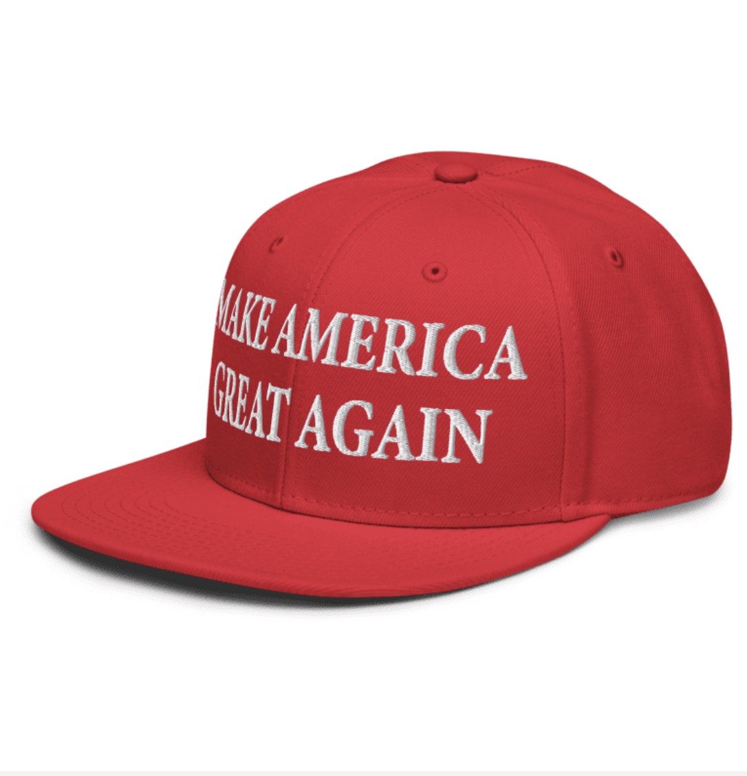 Trump MAGA 47 Red Snapback Hat Cap