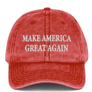 Trump MAGA 47 Red Vintage Cap