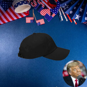 (Black on black) Dark MAGA Hat