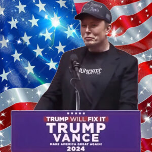 Elon Musk Dark Gothic MAGA Hat