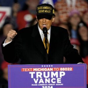 TRUMP BLACK GOLD MAGA HAT
