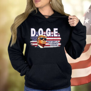 D.O.G.E. Department Of Government Efficiency USA Flag Trump Shirt