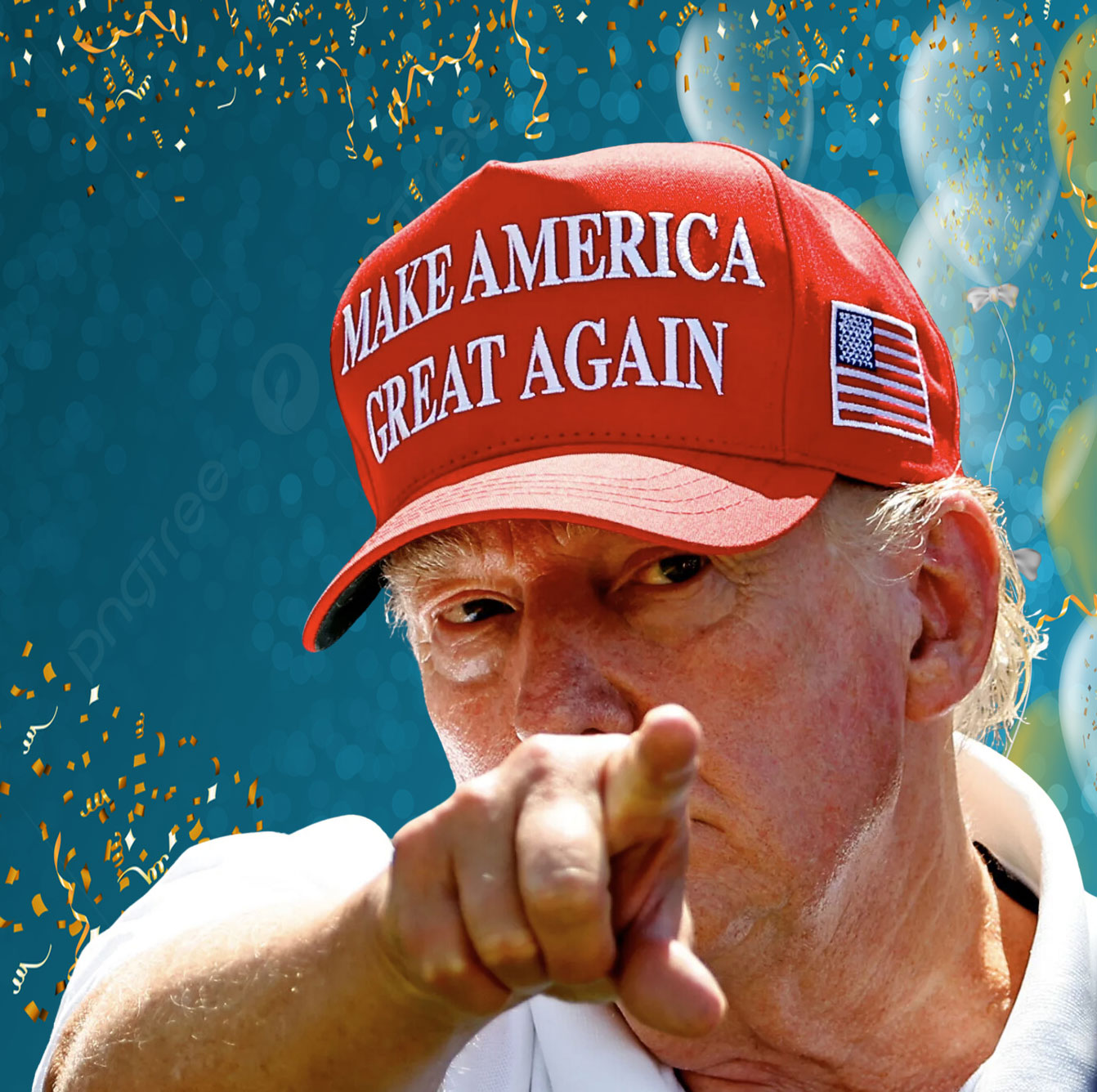 Donald Trump 45-47 Never Surrender MAGA Hat