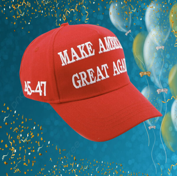 Donald Trump 45-47 Never Surrender MAGA Hat