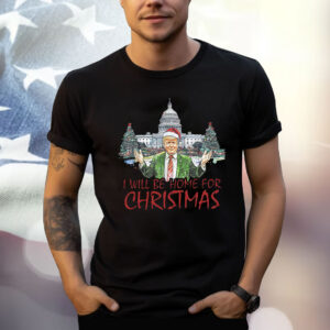 I'll Be Home For Christmas PNG, Christmas Santa Shirt