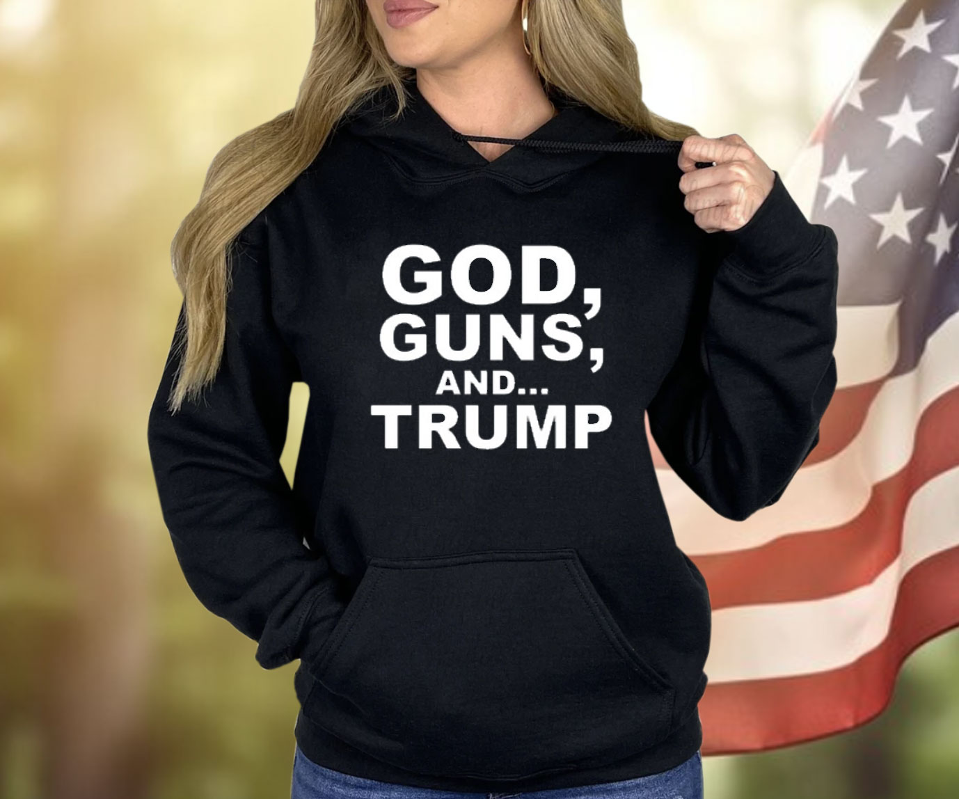 Official Scott Presler Wearing God Guns And Trump Shirt
