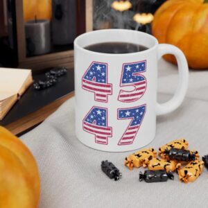 TRUMP Vance Wins 2024 White Ceramic Mug