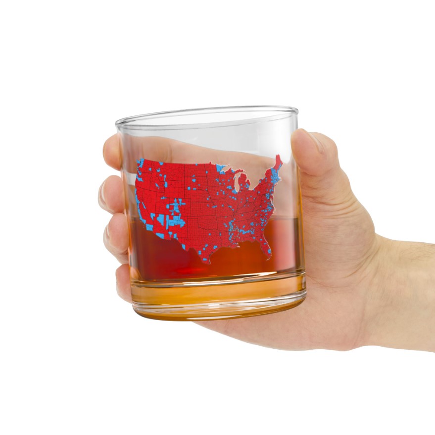Trump Maga Victory Glass
