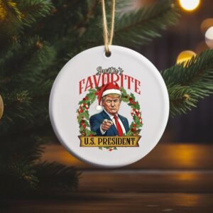 Santa Favorite US President Ornament