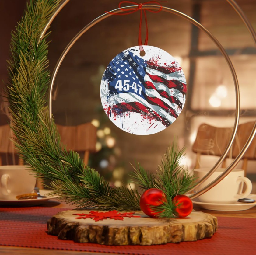 Trump 45th - 47th Ornament