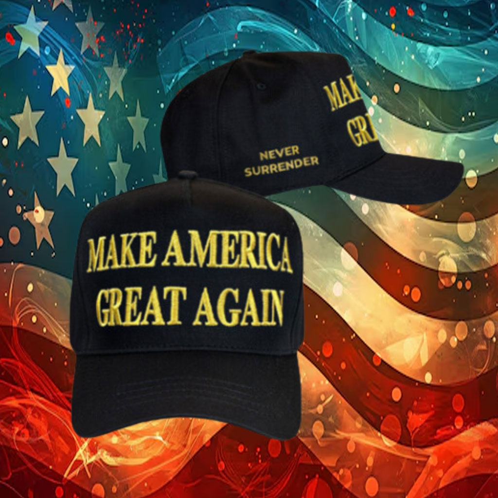 Official Gold Dark MAGA Hat
