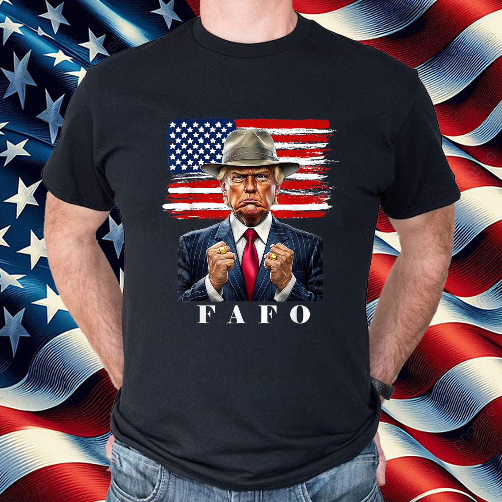 Trump FAFO F Around Find Out Vintage American Flag Shirt