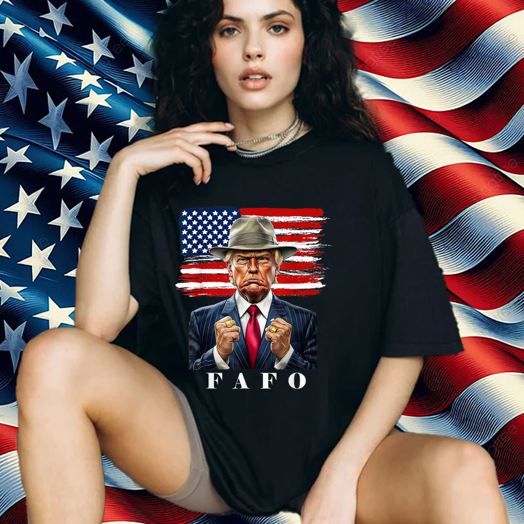 Trump FAFO F Around Find Out Vintage American Flag Shirt